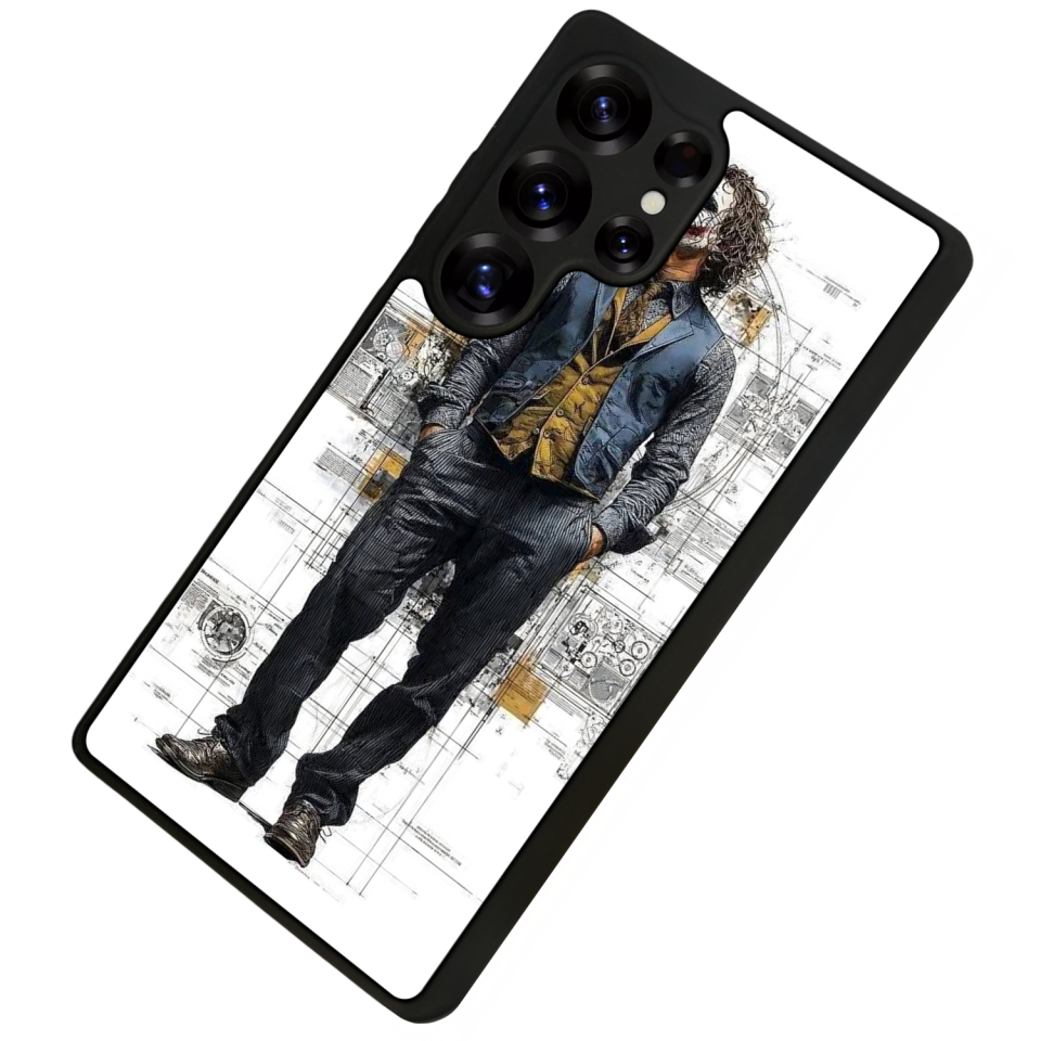 Samsung Galaxy S25 Ultra Uyumlu Joker Tasarımlı Glossy Premium Kılıf