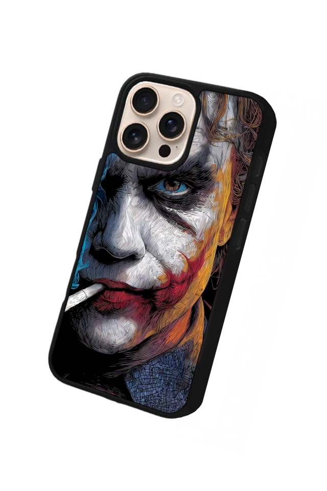 iPhone 15 Pro Uyumlu Joker Tasarımlı Glossy Premium Kılıf