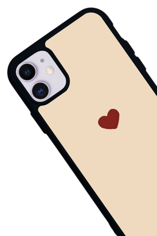 iPhone 11 Uyumlu Kalp Love Tasarımlı Glossy Premium Kılıf