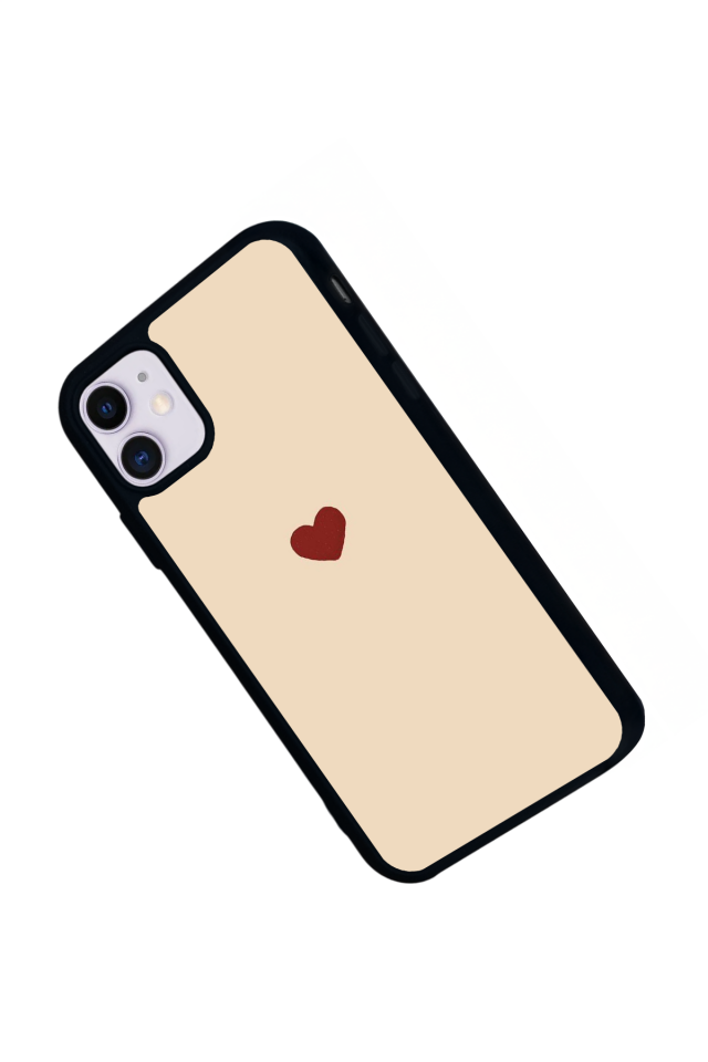 iPhone 11 Uyumlu Kalp Love Tasarımlı Glossy Premium Kılıf