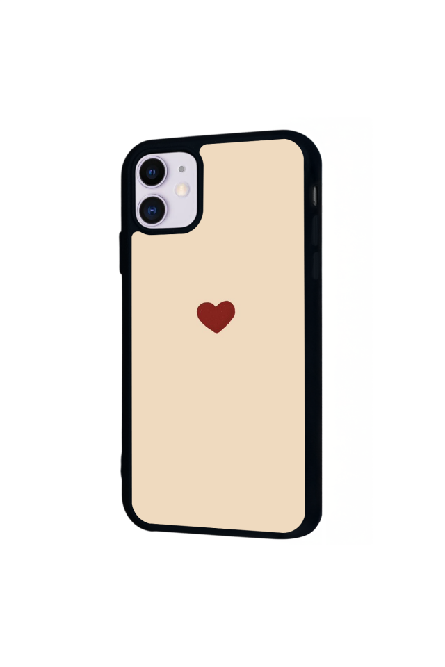 iPhone 11 Uyumlu Kalp Love Tasarımlı Glossy Premium Kılıf
