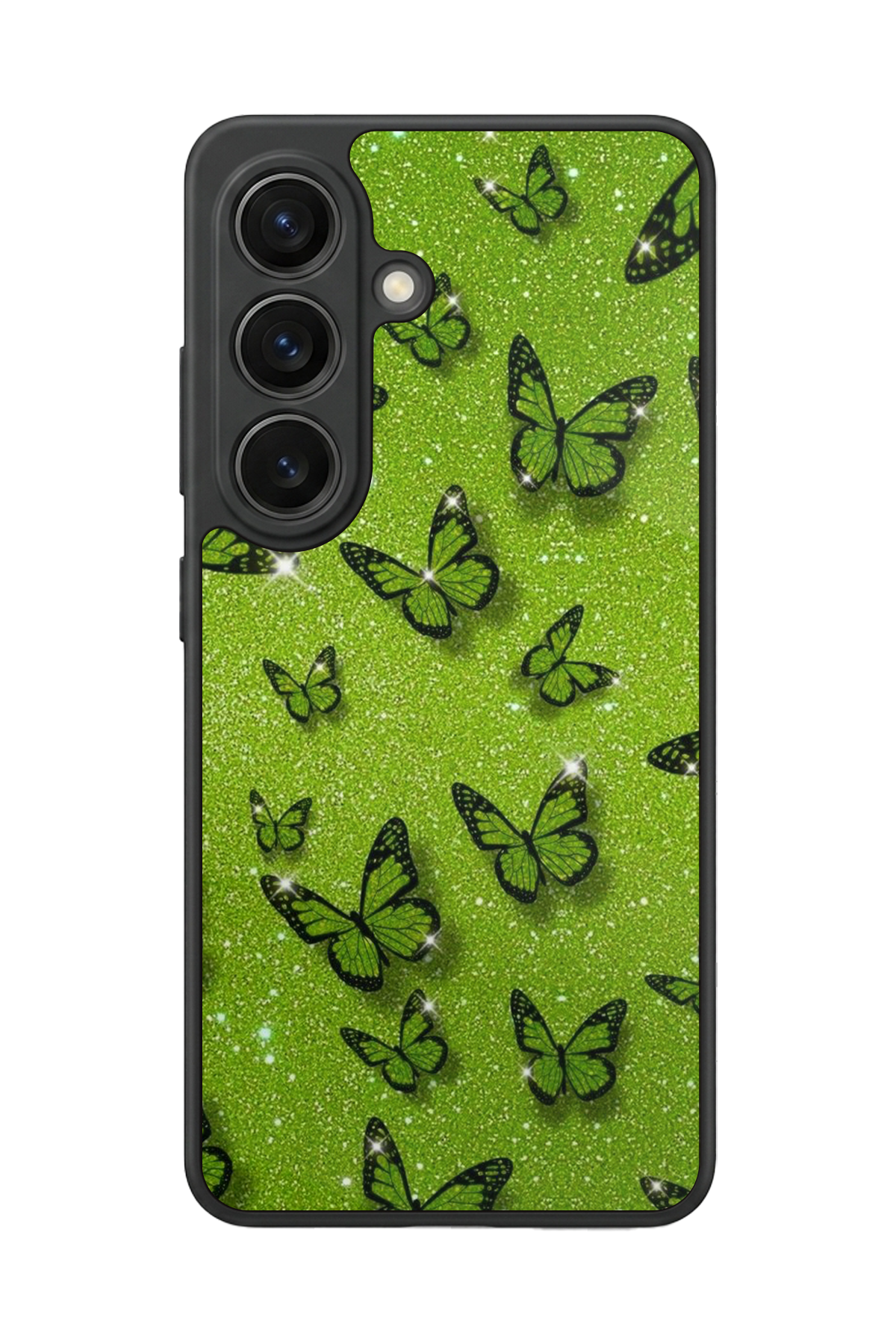 Samsung Galaxy S26 Uyumlu Kelebek Tasarımlı Glossy Premium Kılıf