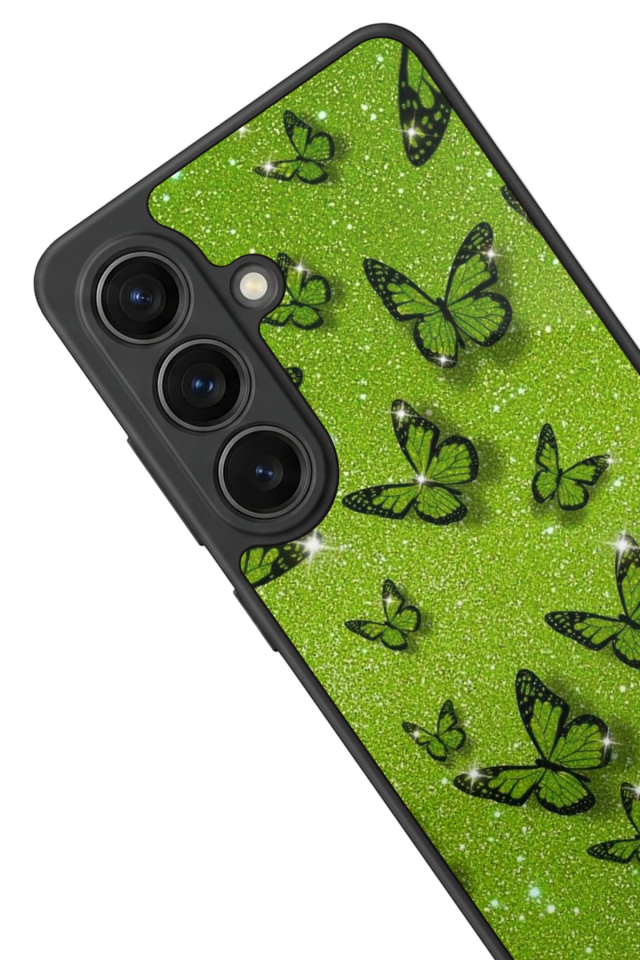 Samsung Galaxy S26 Uyumlu Kelebek Tasarımlı Glossy Premium Kılıf