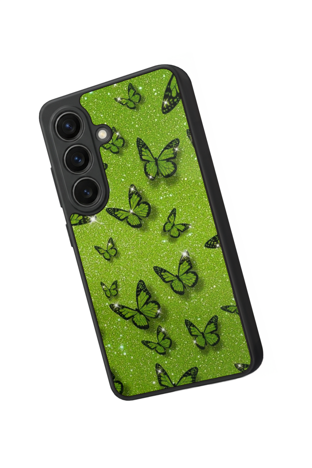 Samsung Galaxy S26 Uyumlu Kelebek Tasarımlı Glossy Premium Kılıf