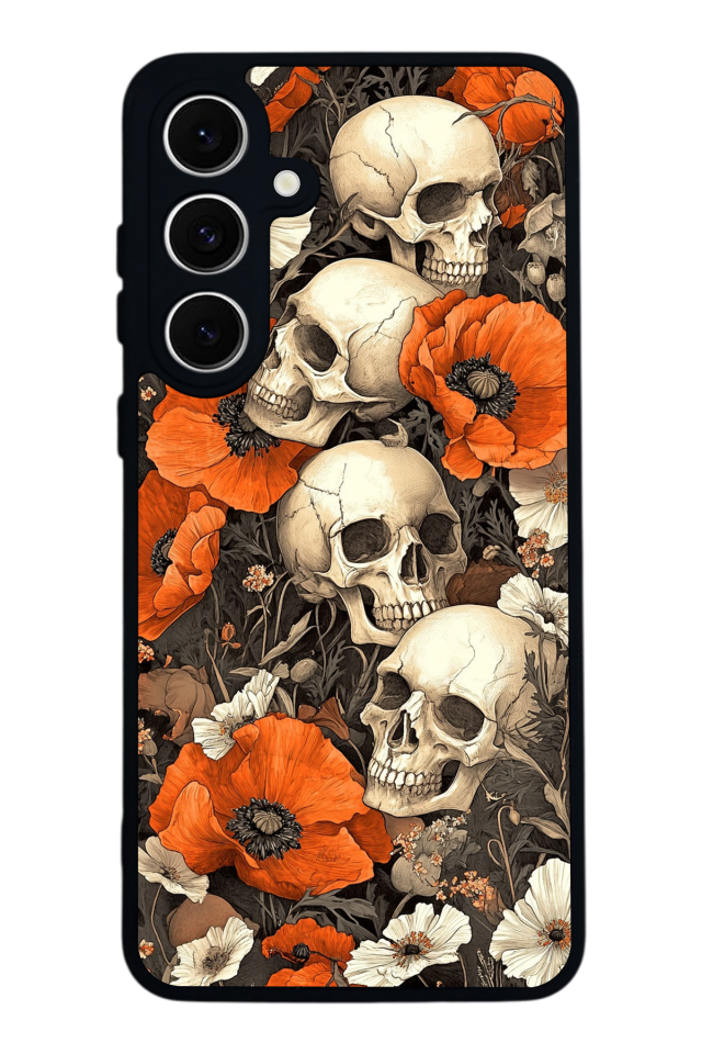 Samsung Galaxy A16 Uyumlu KuruKafa Tasarımlı Glossy Premium Kılıf