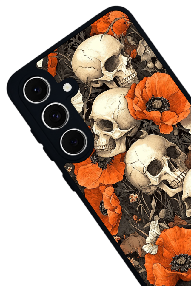 Samsung Galaxy A16 Uyumlu KuruKafa Tasarımlı Glossy Premium Kılıf