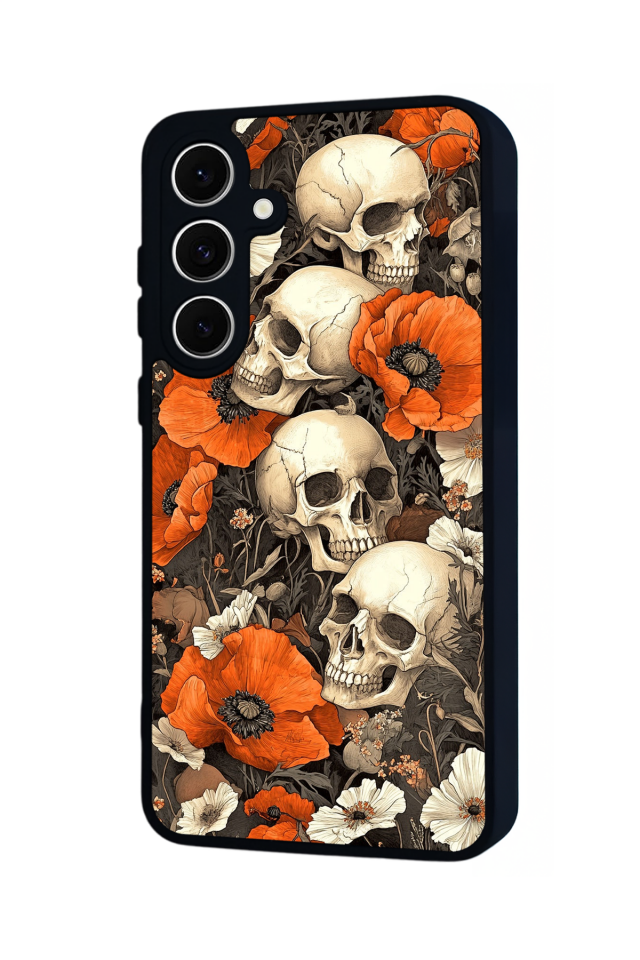 Samsung Galaxy A16 Uyumlu KuruKafa Tasarımlı Glossy Premium Kılıf