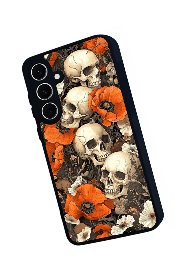 Samsung Galaxy A16 Uyumlu KuruKafa Tasarımlı Glossy Premium Kılıf