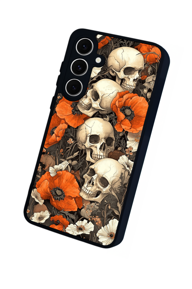 Samsung Galaxy A16 Uyumlu KuruKafa Tasarımlı Glossy Premium Kılıf