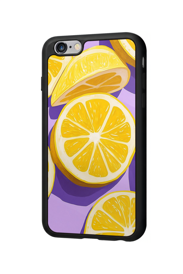 iPhone 6 Plus Uyumlu Limon Tasarımlı Glossy Premium Kılıf