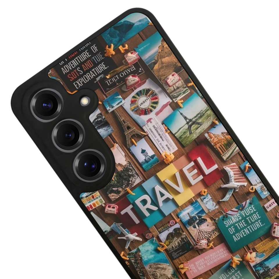 Samsung Galaxy S25 Uyumlu Poster Tasarımlı Glossy Premium Kılıf