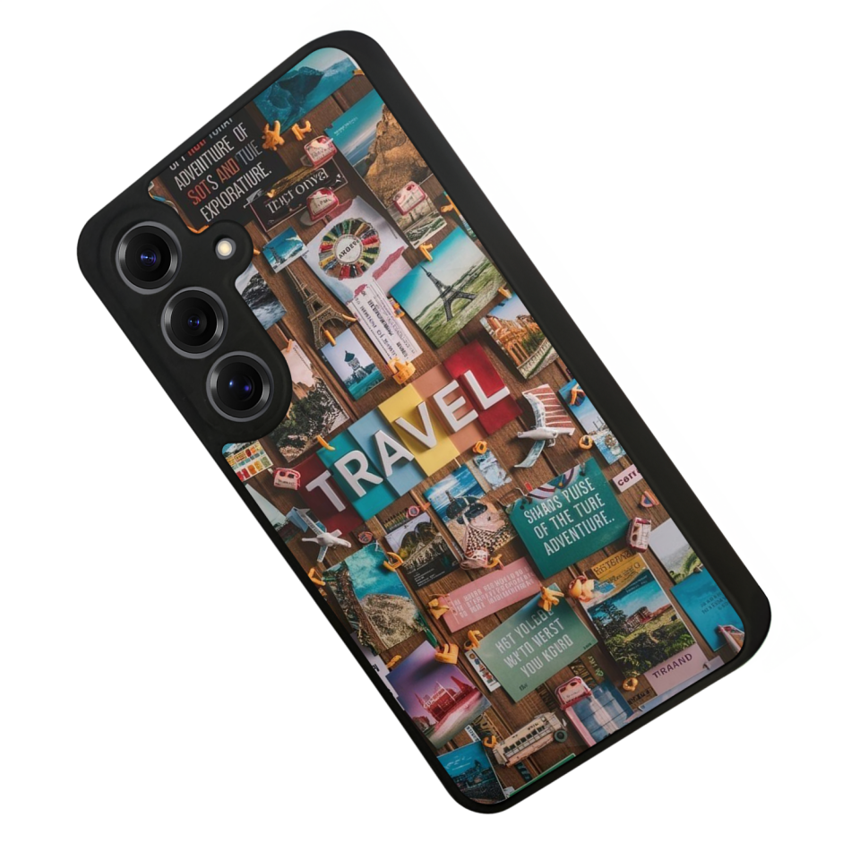 Samsung Galaxy S25 Uyumlu Poster Tasarımlı Glossy Premium Kılıf