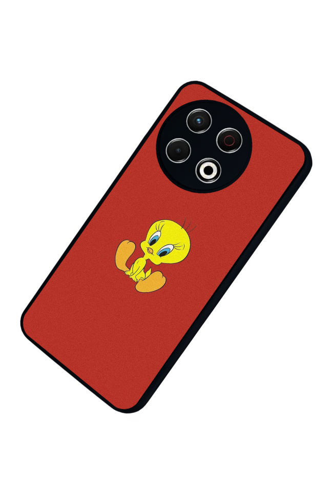 Tecno Spark 30 Pro Uyumlu Tweety Tasarımlı Glossy Premium Kılıf