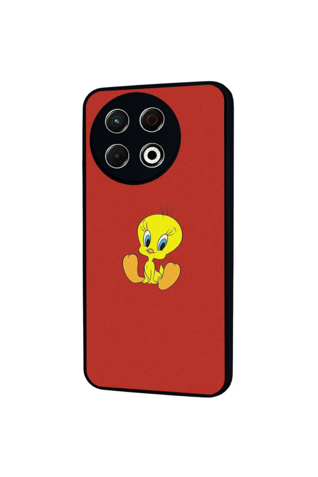 Tecno Spark 30 Pro Uyumlu Tweety Tasarımlı Glossy Premium Kılıf
