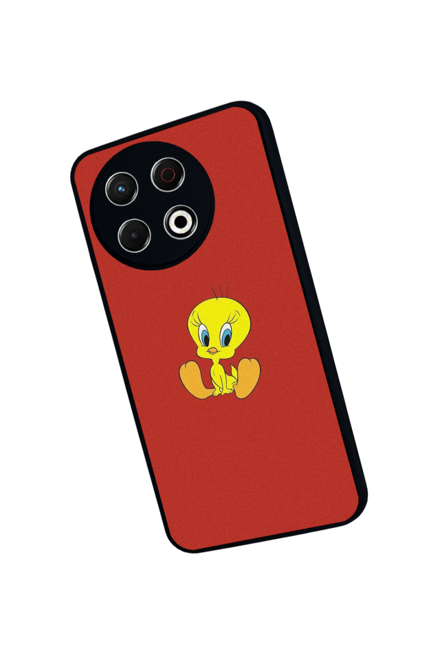 Tecno Spark 30 Pro Uyumlu Tweety Tasarımlı Glossy Premium Kılıf