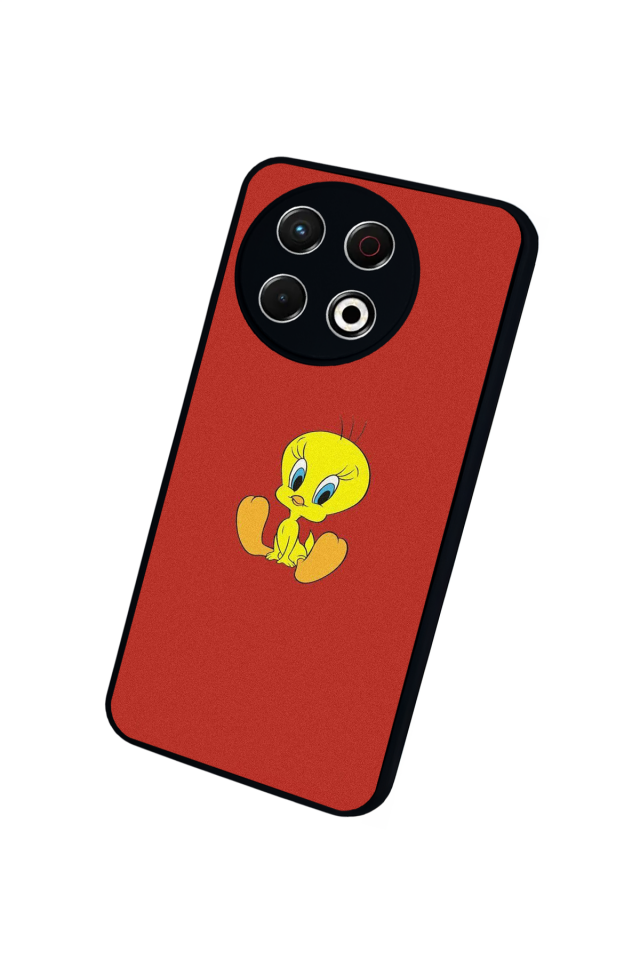 Tecno Spark 30 Pro Uyumlu Tweety Tasarımlı Glossy Premium Kılıf