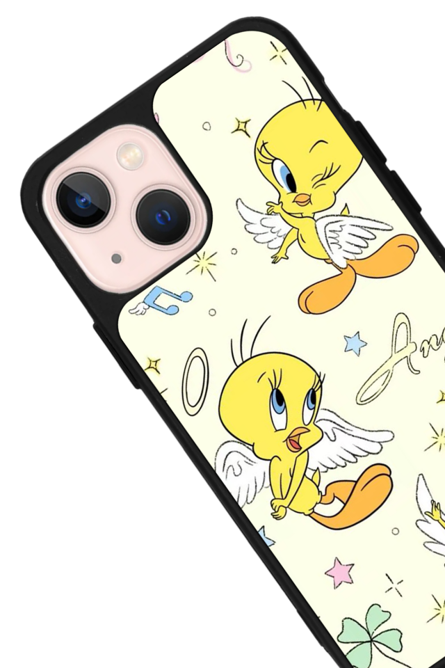 iPhone 15 Plus Uyumlu Tweety Tasarımlı Glossy Premium Kılıf