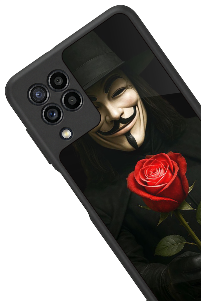 Samsung Galaxy M32 Uyumlu Vendetta Tasarımlı Glossy Premium Kılıf