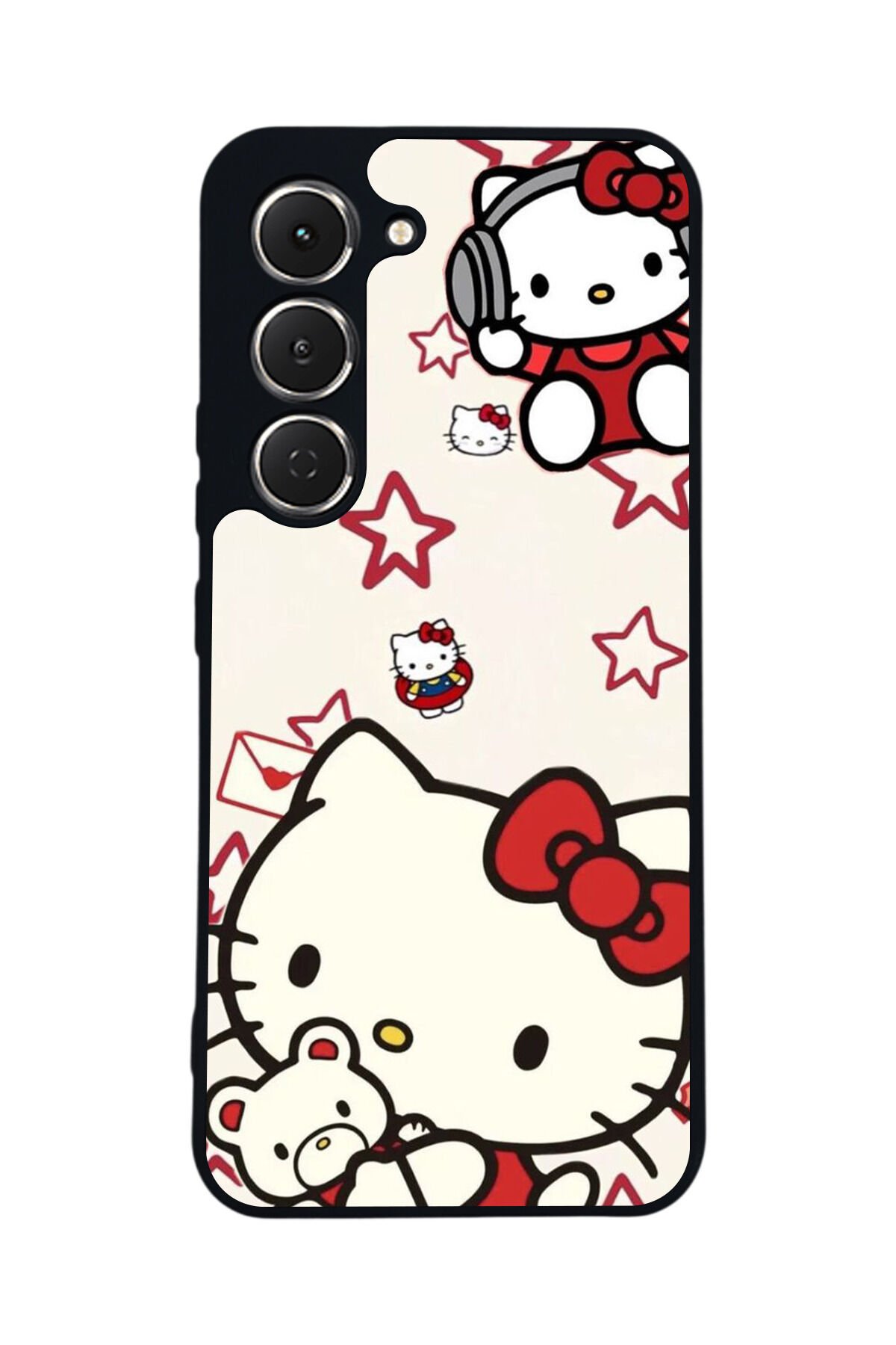 Tecno Spark 40 Pro Uyumlu HelloKitty Tasarımlı Glossy Premium Kılıf