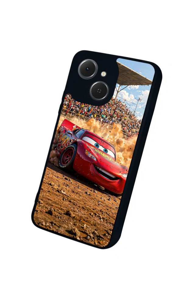 Tecno Spark 40C Uyumlu Şimsek McQueen Tasarımlı Glossy Premium Kılıf