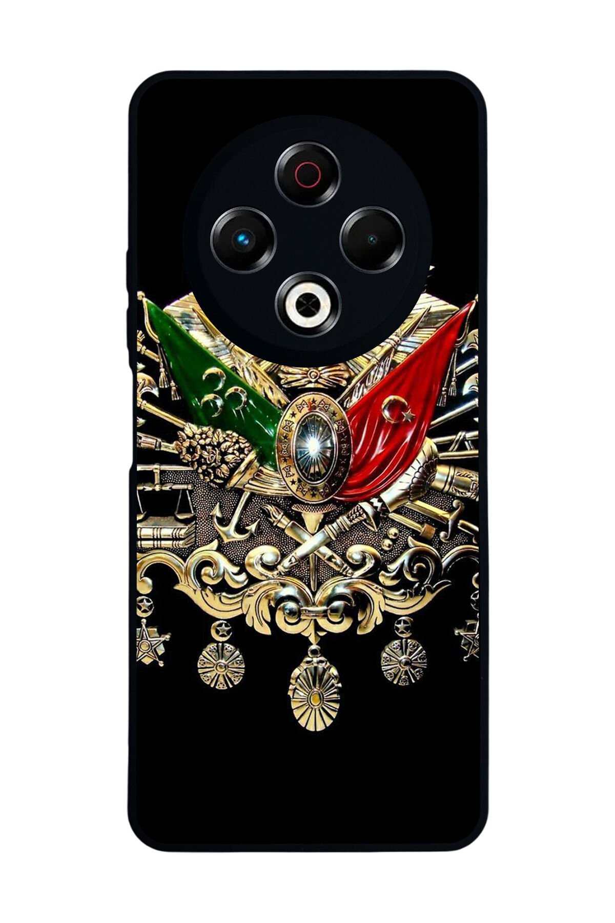 Tecno Spark 30 Uyumlu OsmanliTugrasi Tasarımlı Glossy Premium Kılıf