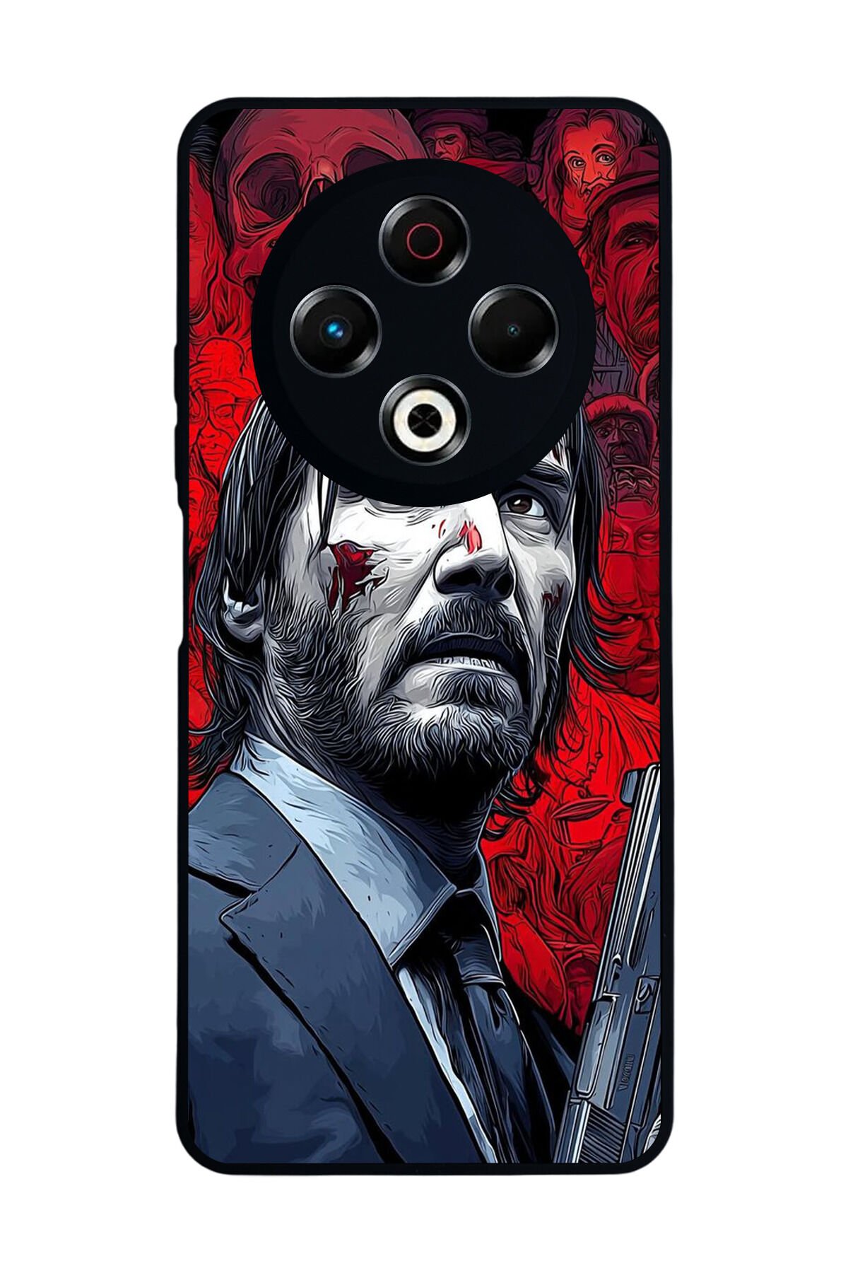 Tecno Spark 30 Uyumlu JohnWick Tasarımlı Glossy Premium Kılıf