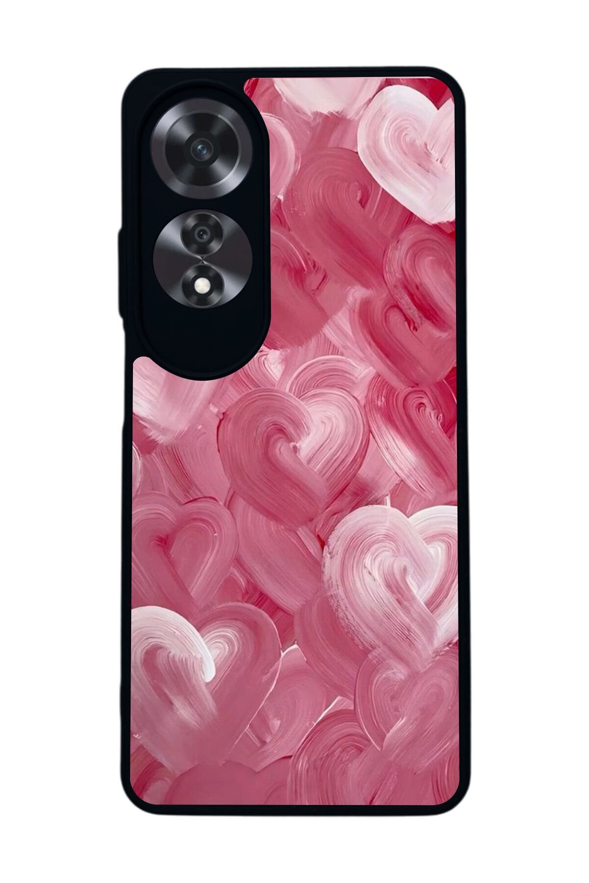 Oppo A60 Mat Siyah uyumlu Kılıf – Yumuşak Silikon, Koruyucu, Şok Emici Kapak