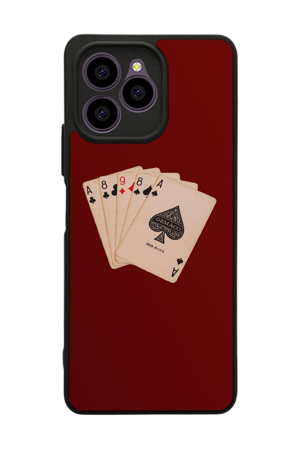 Omix X6 Uyumlu Kart Tasarımlı Glossy Premium Kılıf