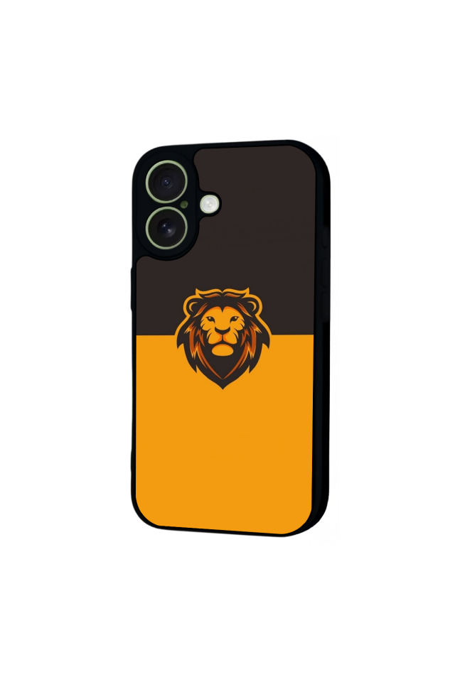 iPhone 17 Uyumlu Aslan Tasarımlı Glossy Premium Kılıf