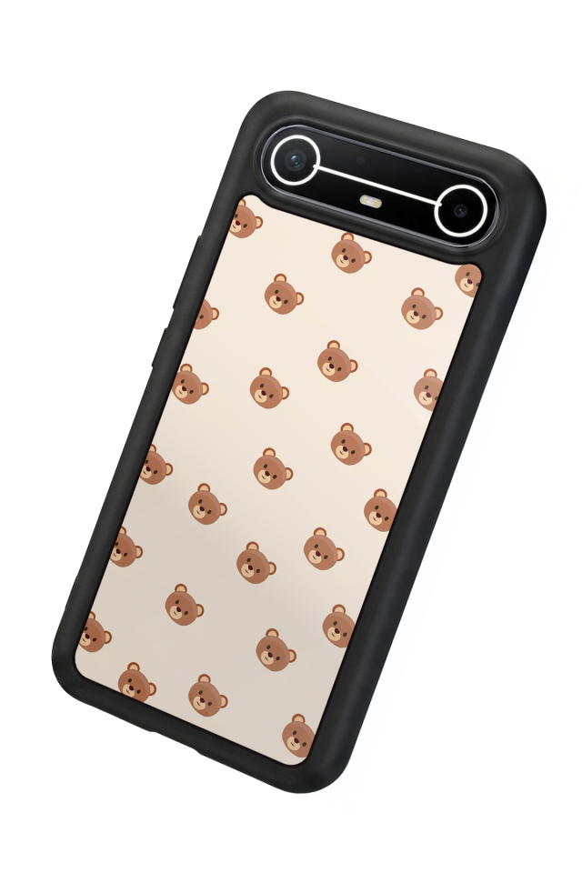 Tecno Spark Slim 5G Uyumlu Ayı Tasarımlı Glossy Premium Kılıf