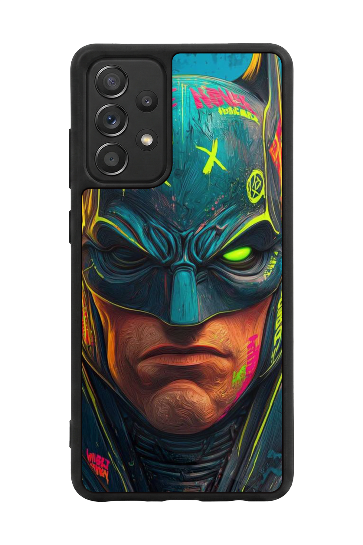 Samsung Galaxy A72 Uyumlu Batman Tasarımlı Glossy Premium Kılıf