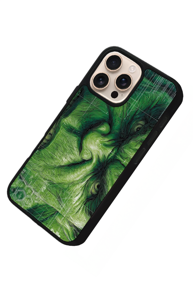 iPhone 16 Pro Uyumlu Hulk Tasarımlı Glossy Premium Kılıf