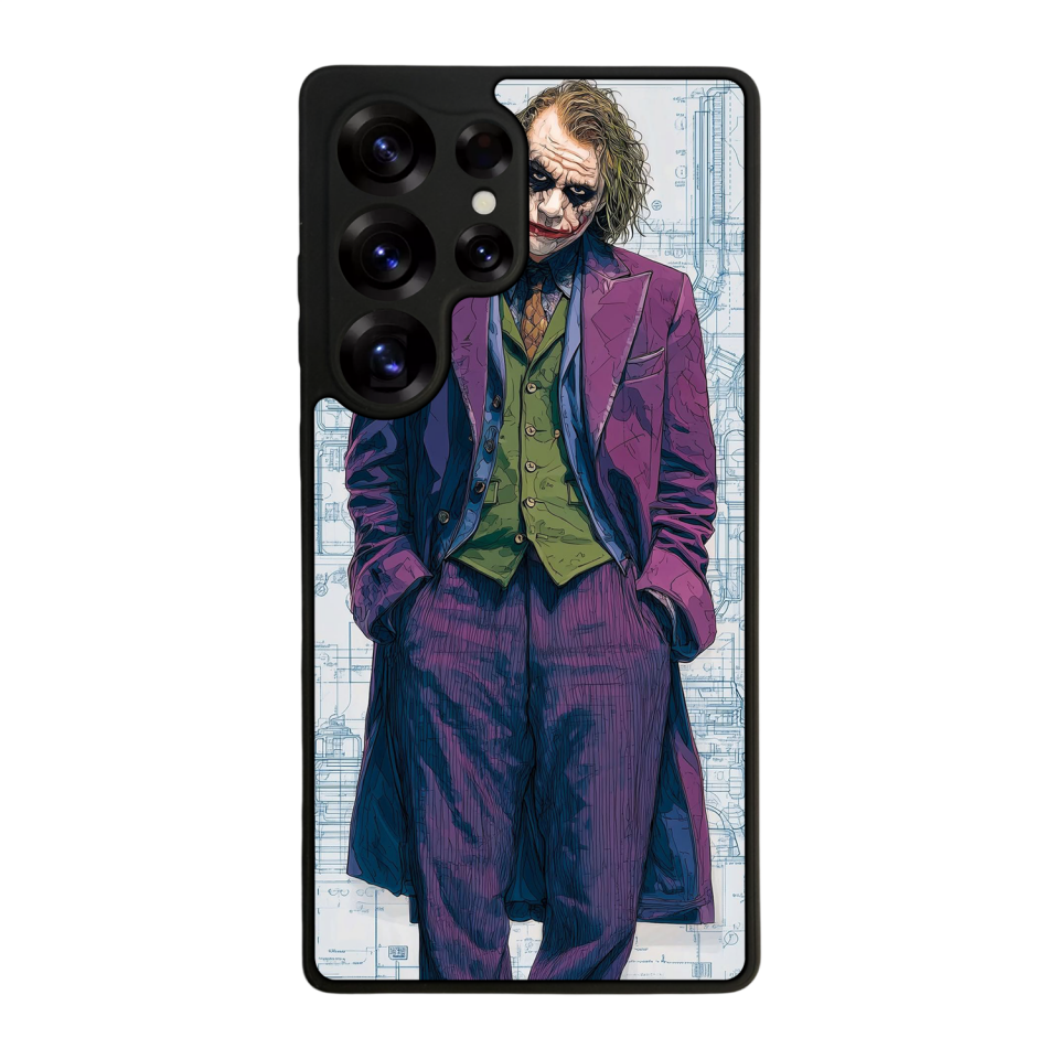 Samsung Galaxy S25 Ultra Uyumlu Joker Tasarımlı Glossy Premium Kılıf