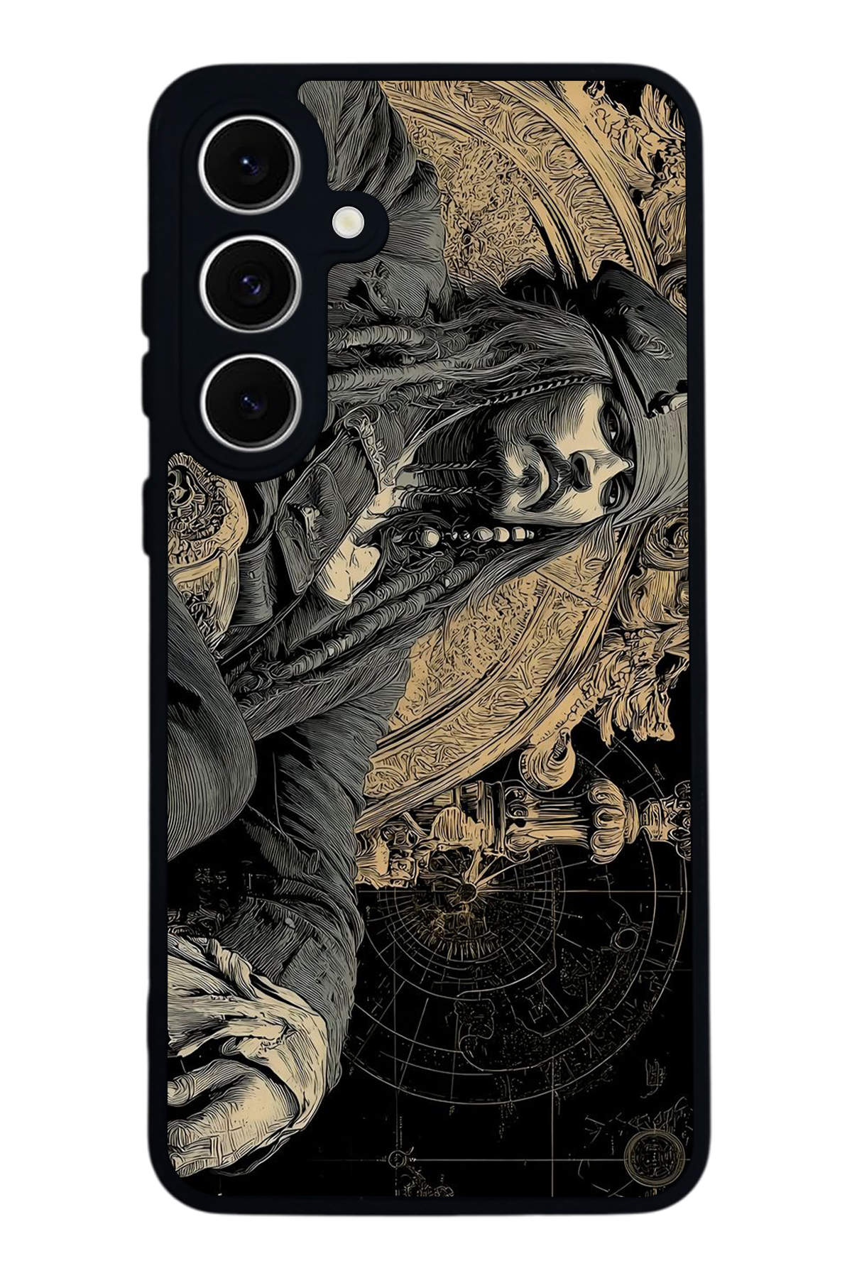 Samsung Galaxy S24 FE Uyumlu Nazar Tasarımlı Glossy Premium Kılıf