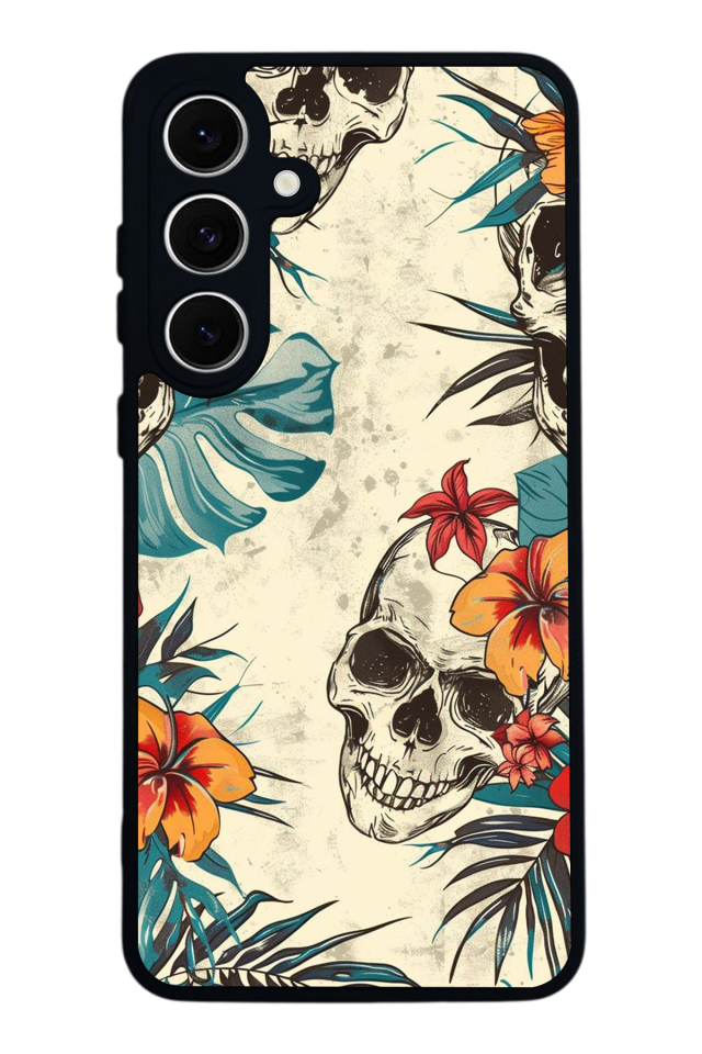 Samsung Galaxy A16 Uyumlu KuruKafa Tasarımlı Glossy Premium Kılıf