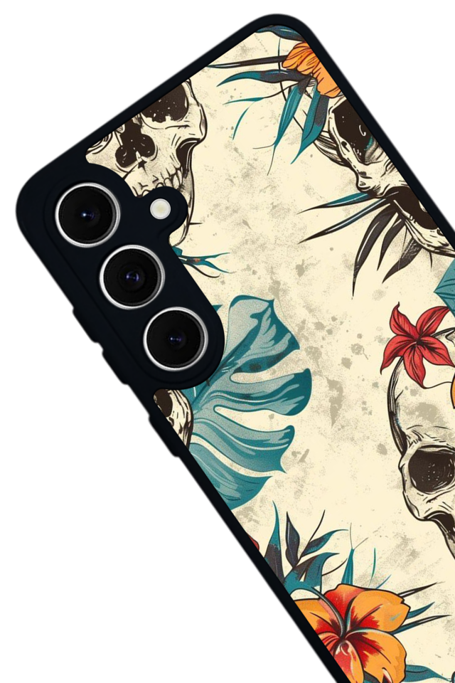 Samsung Galaxy A16 Uyumlu KuruKafa Tasarımlı Glossy Premium Kılıf