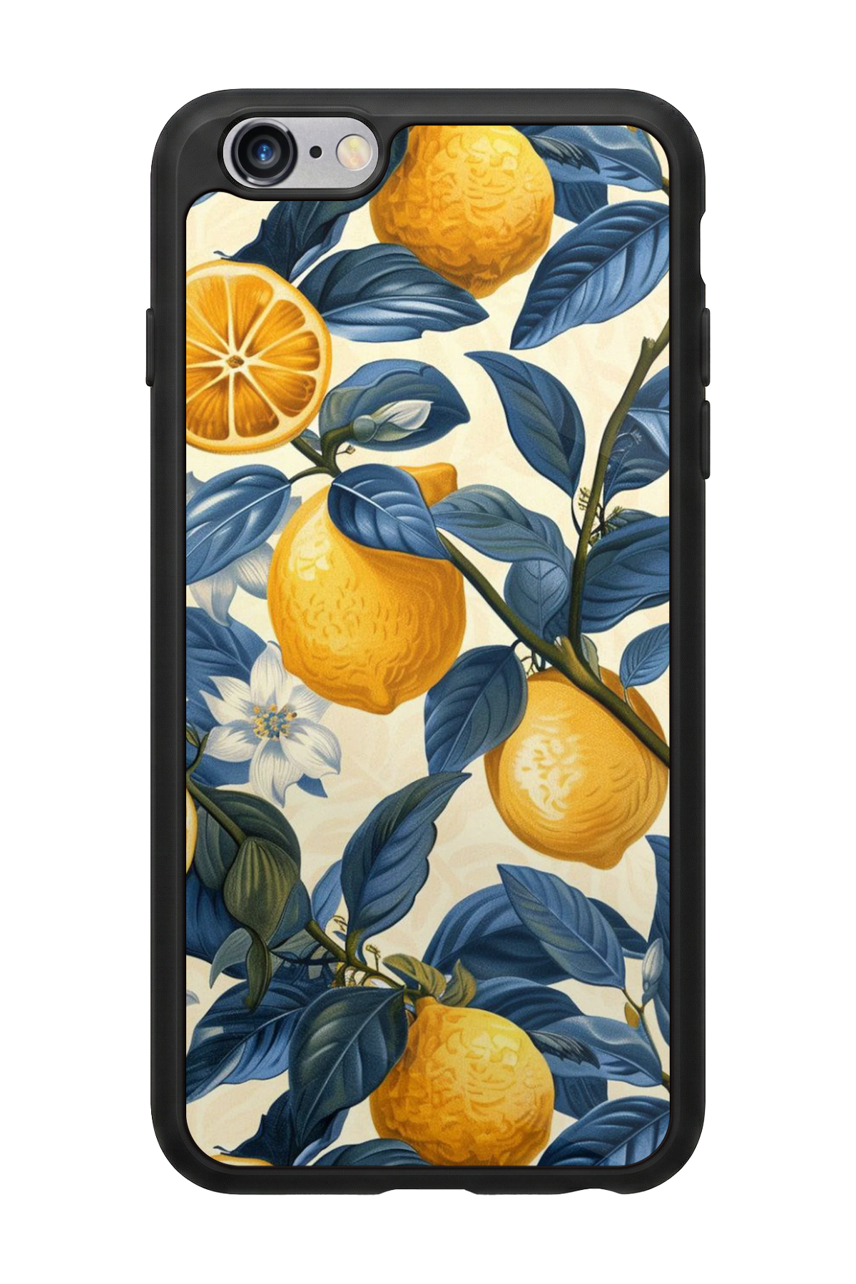 iPhone 6 Plus Uyumlu Limon Tasarımlı Glossy Premium Kılıf