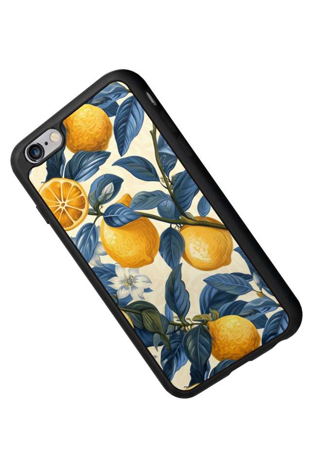 iPhone 6 Plus Uyumlu Limon Tasarımlı Glossy Premium Kılıf