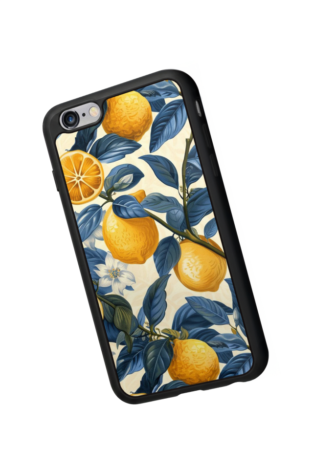 iPhone 6 Plus Uyumlu Limon Tasarımlı Glossy Premium Kılıf