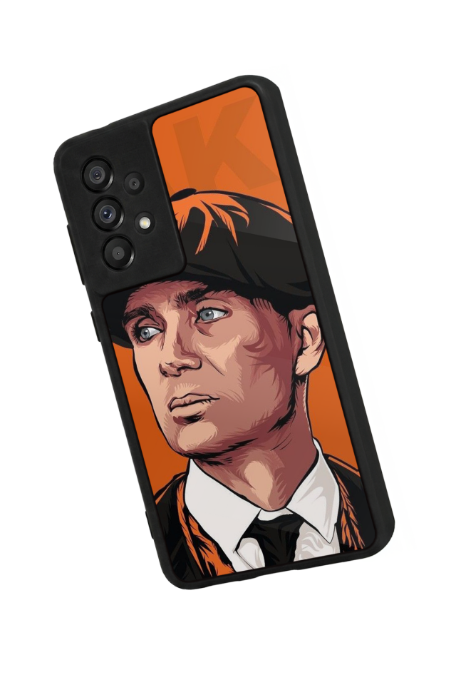 Samsung Galaxy A73 Uyumlu Peaky Blinders Tasarımlı Glossy Premium Kılıf