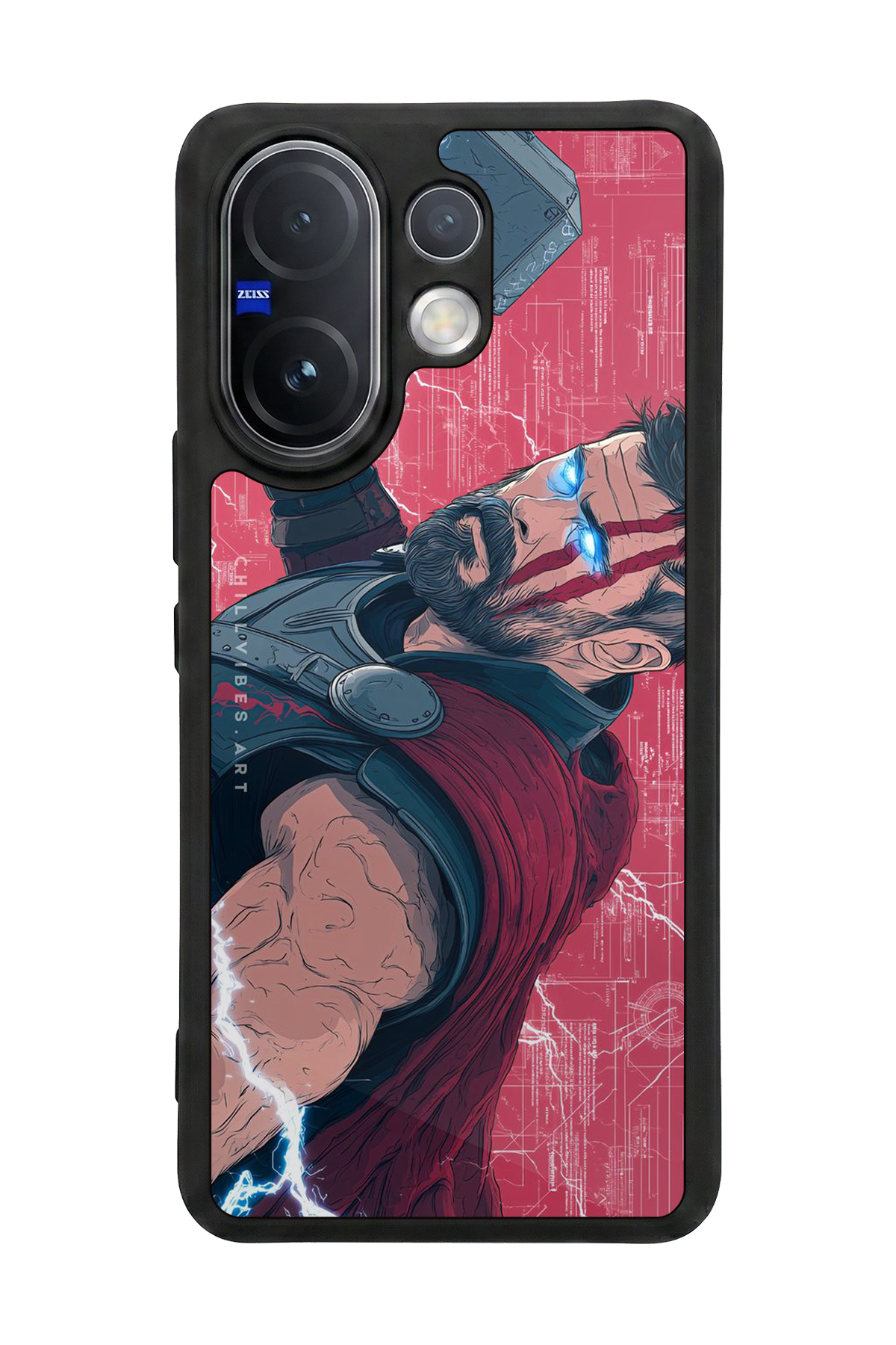Vivo V60 Uyumlu Thor Tasarımlı Glossy Premium Kılıf