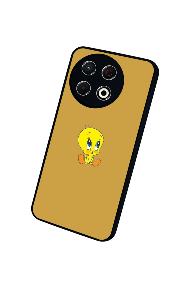 Tecno Spark 30 Pro Uyumlu Tweety Tasarımlı Glossy Premium Kılıf