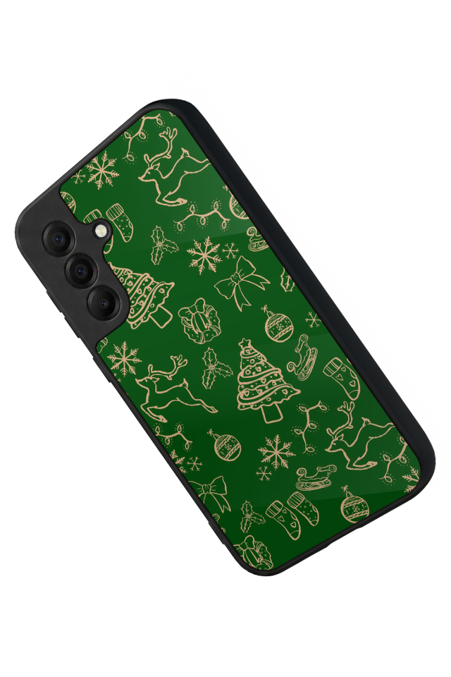 Samsung Galaxy A17 Uyumlu Yilbasi Christmas Tasarımlı Glossy Premium Kılıf
