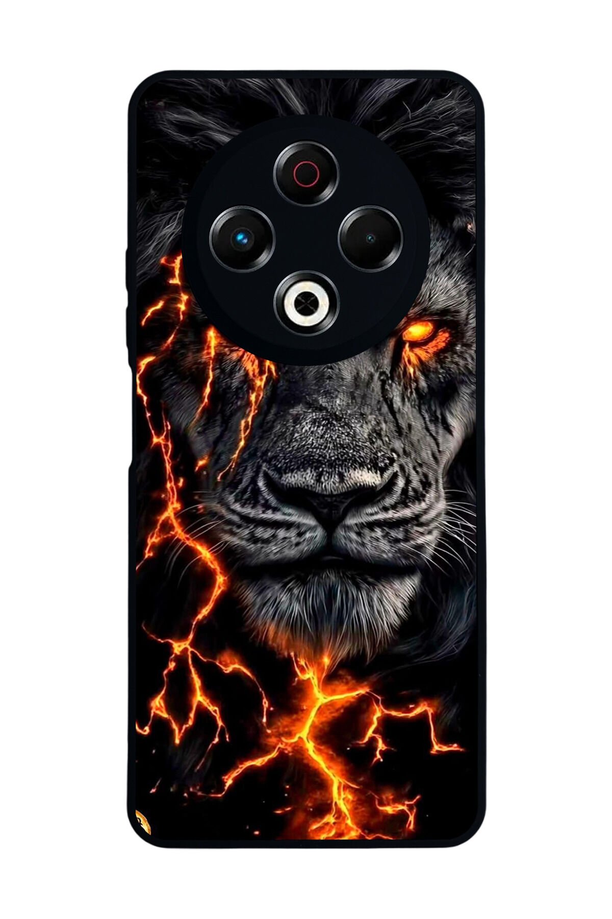 Tecno Spark 30 Uyumlu Aslan Tasarımlı Glossy Premium Kılıf