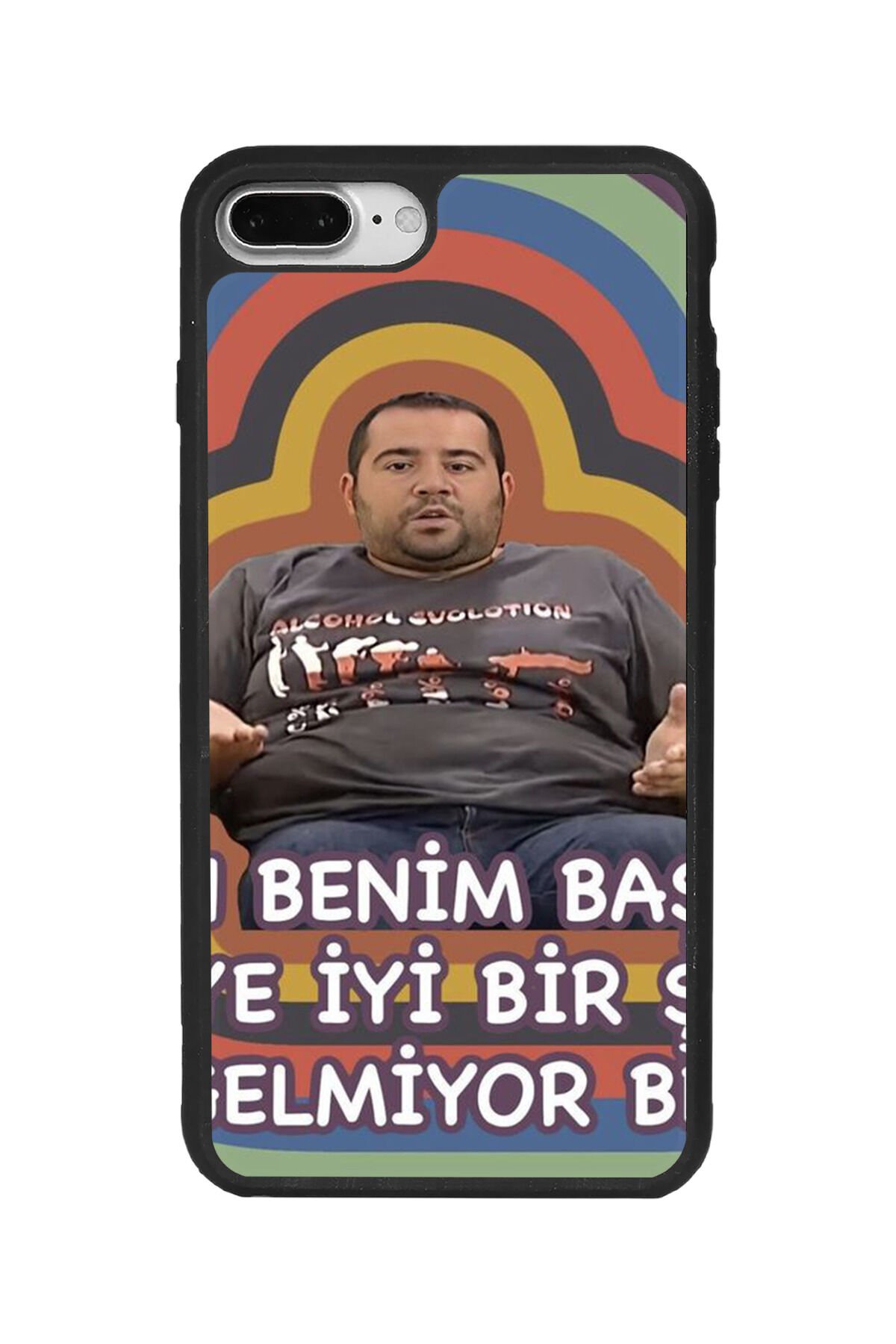 Apple iPhone 7 Plus Siyah Silikon Kılıf Çiziklere ve Darbelere Karşı Koruma