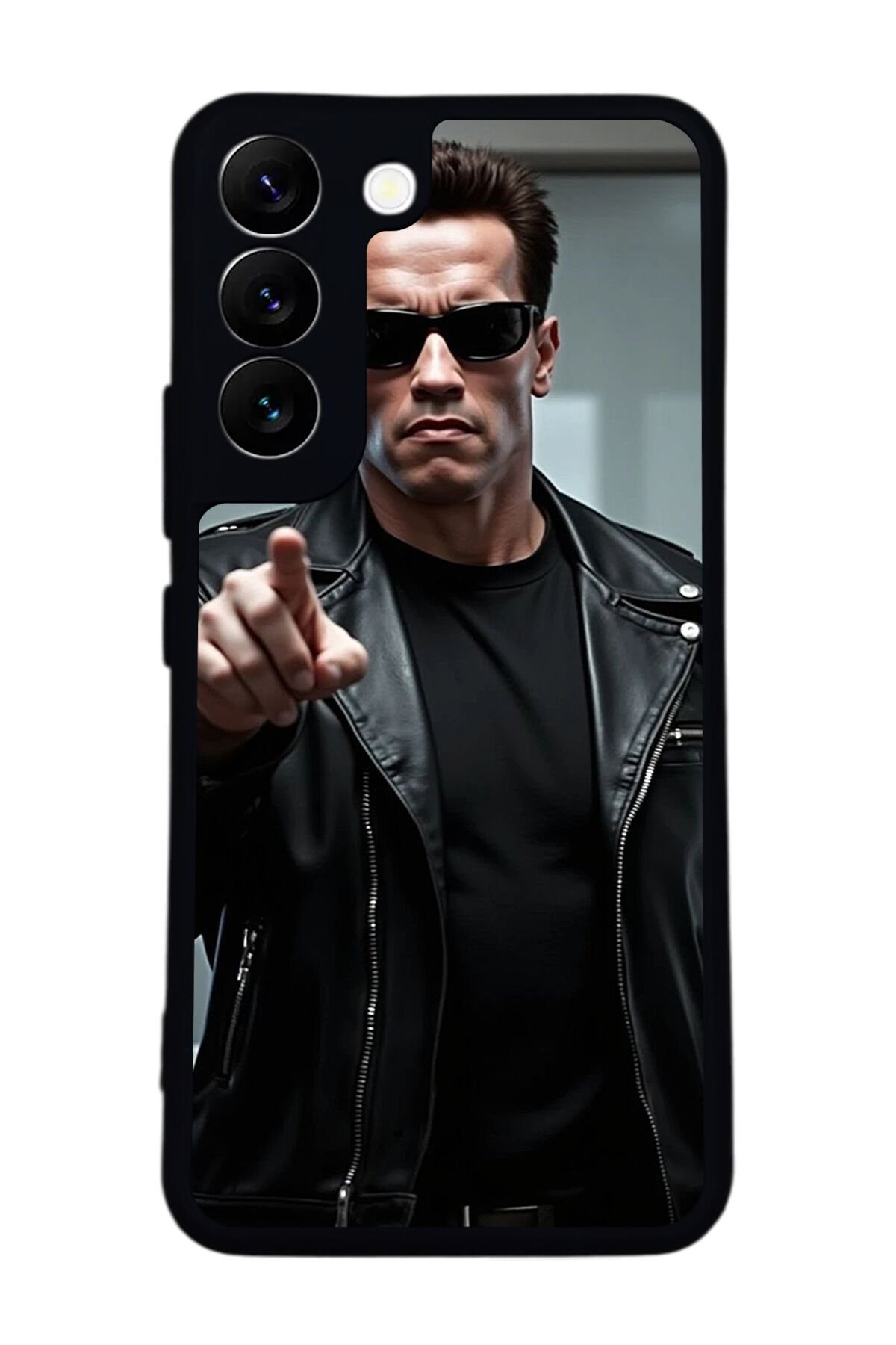 Samsung Galaxy S22 Uyumlu Terminator Tasarımlı Glossy Premium Kılıf