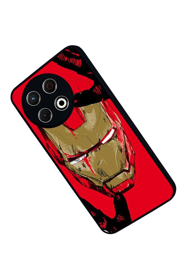 Tecno Spark 30 Pro Uyumlu Iron Man ( Demir Adam ) Tasarımlı Glossy Premium Kılıf