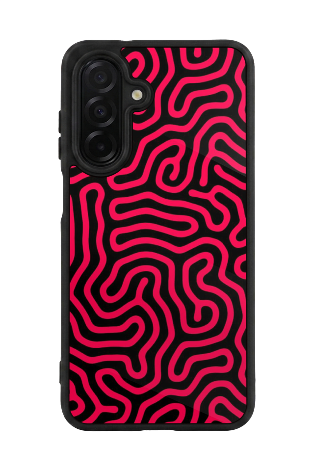 Samsung Galaxy A56 Uyumlu Çizgi Sanatı Tasarımlı Glossy Premium Kılıf