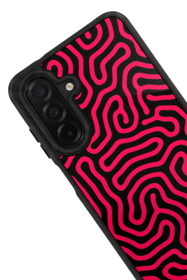 Samsung Galaxy A56 Uyumlu Çizgi Sanatı Tasarımlı Glossy Premium Kılıf