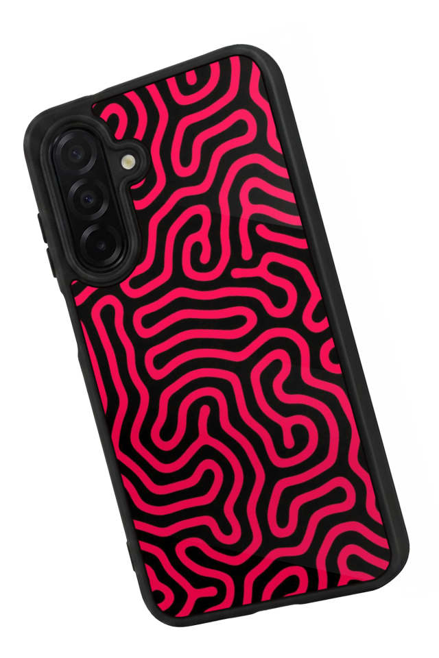 Samsung Galaxy A56 Uyumlu Çizgi Sanatı Tasarımlı Glossy Premium Kılıf